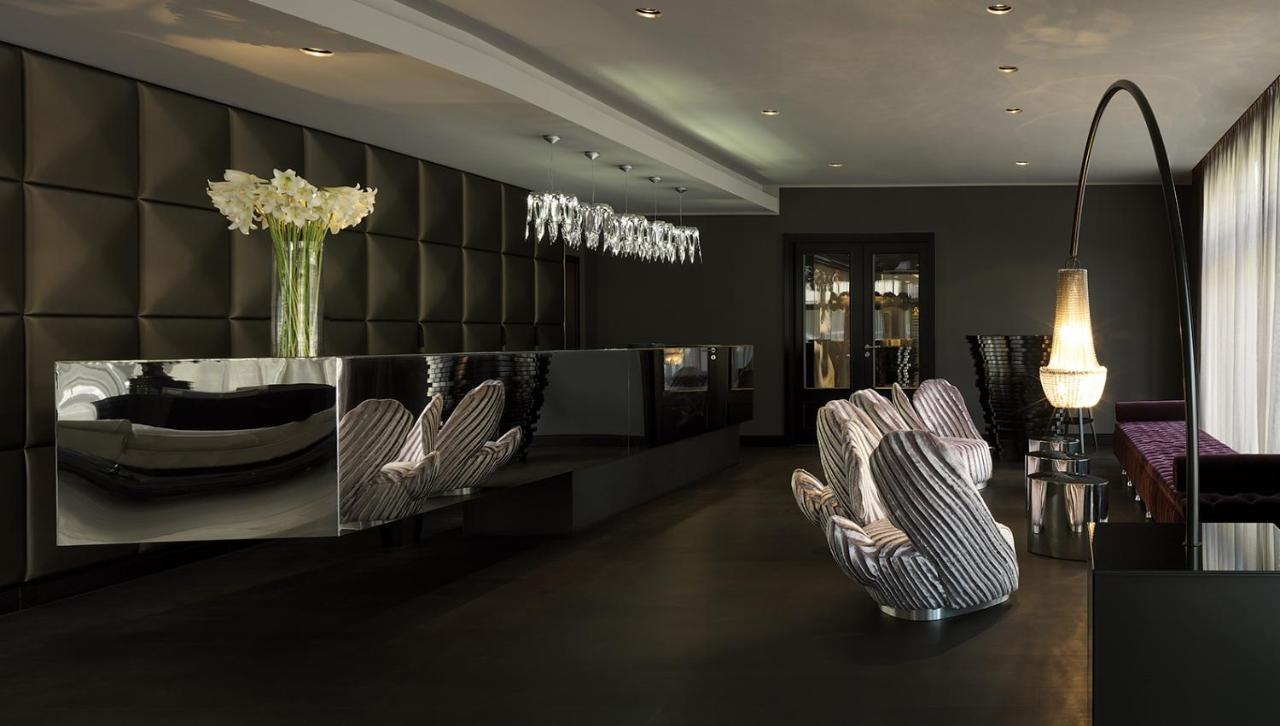 Roomers, Frankfurt, A Member Of Design Hotels Frankfurt nad Menem Zewnętrze zdjęcie The interior of the lounge
