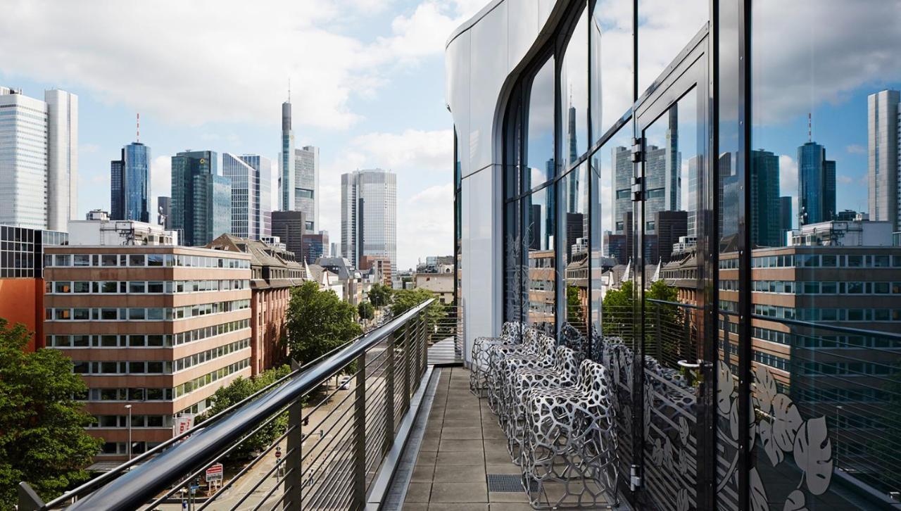Roomers, Frankfurt, A Member Of Design Hotels Frankfurt nad Menem Zewnętrze zdjęcie View from the rooftop